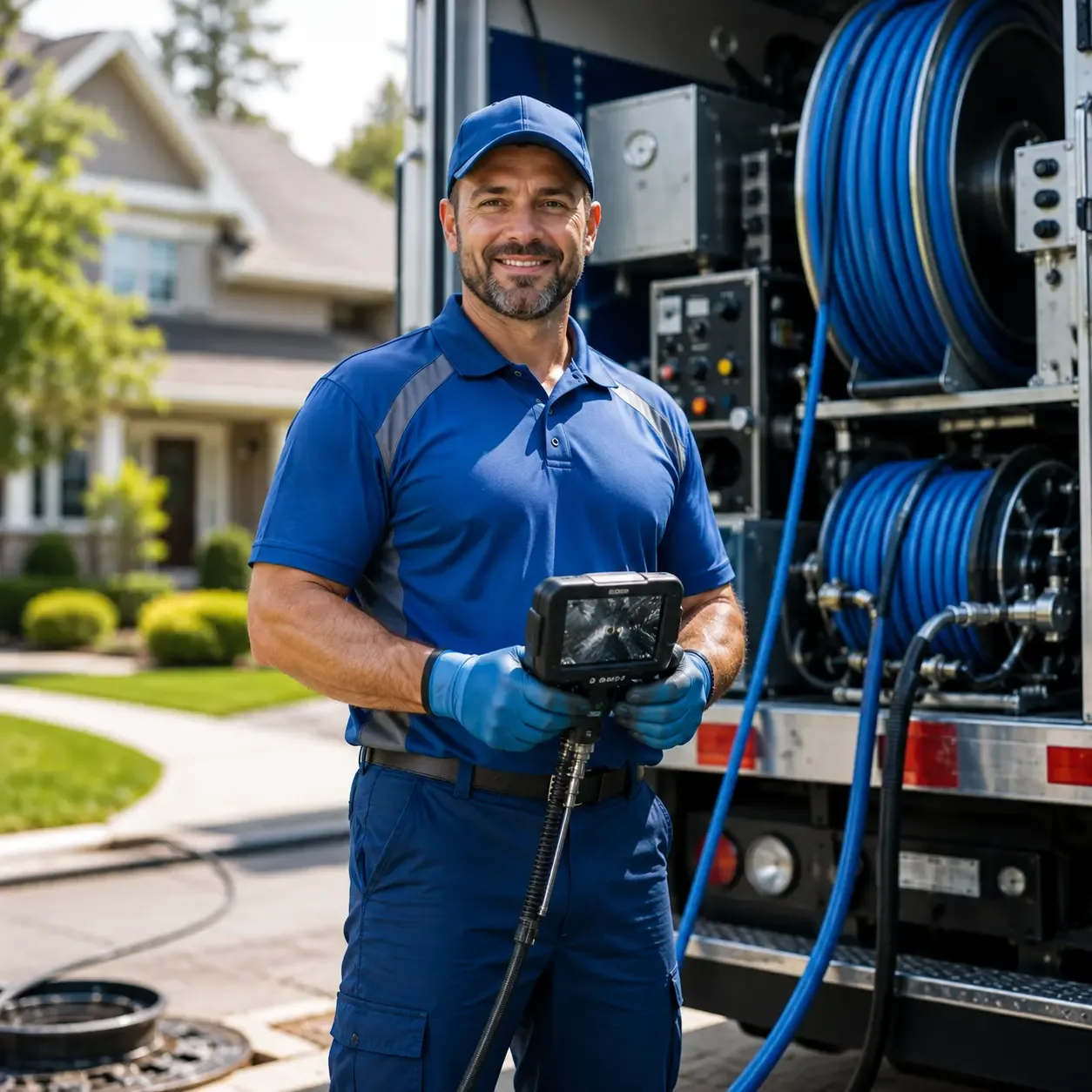 Local outdoor drain cleaning specialists in Hancock, WI